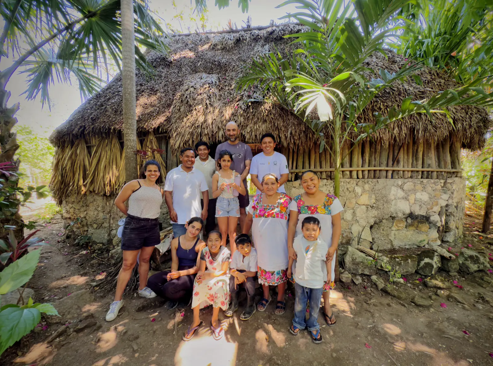 Visitors and hosts in the Maya community