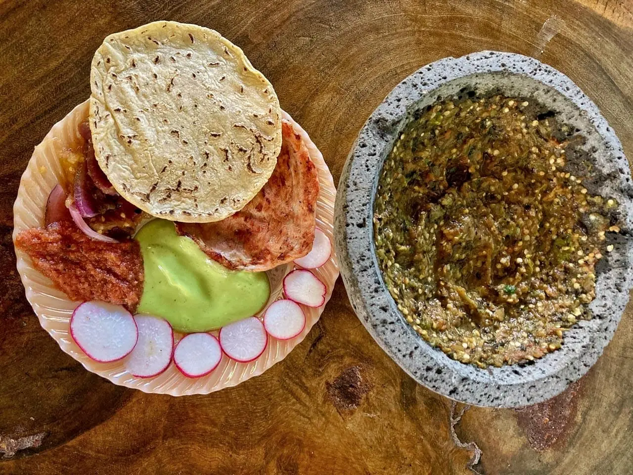 Traditional food prepared at LOL-CHE’